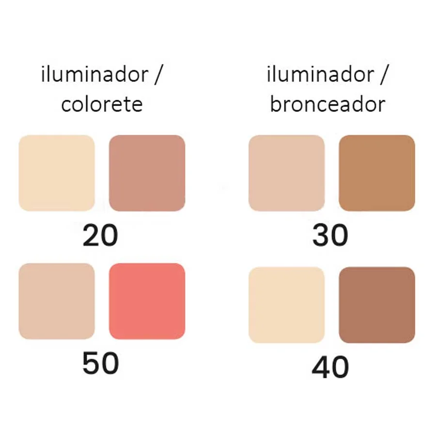 Duo Colorete - Iluminador en Polvo Quiz 2 Duo Colorete - Iluminador en Polvo Quiz - Imagen 2