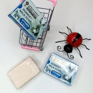 Jabón Marroquí con Leche de Burra Cara y Cuerpo con Vitamina B - B12 - C